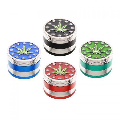 ATOMIC GRINDER HEMP TRITATABACCO 4 PARTI IN METALLO Ø52mm MARI-KA'