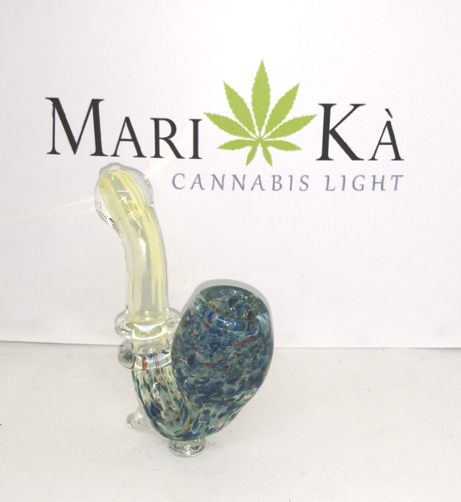 PIPA AD ACQUA O BUBBLER SHERLOCK, MARI-KA' - Marika Cannabis Light