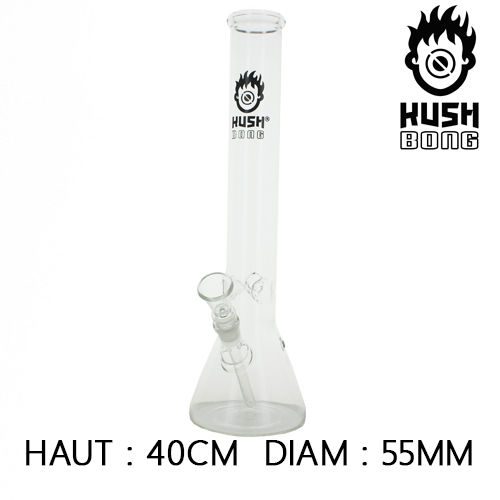 BONG GLASS KUSH 40 CM MARI-KA'