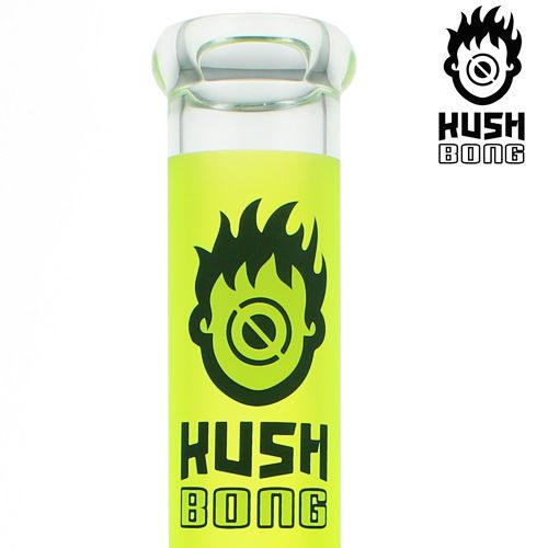 BONG GLASS KUSH EPSILON (GIALLO) 40 CM MARI-KA’ - immagine 2