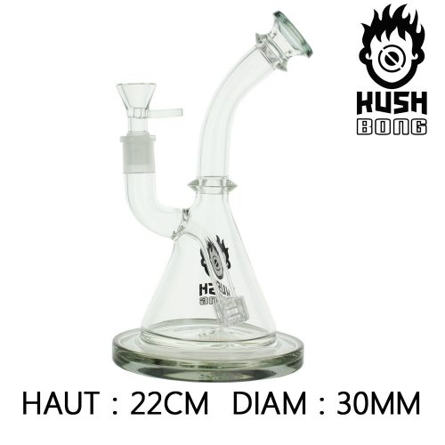 KUSH BONG PERCOLATOR CONICO GRIGIO - immagine 2