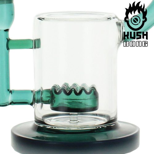 KUSH BONG IN VETRO "MERCATOR" GREEN - immagine 3