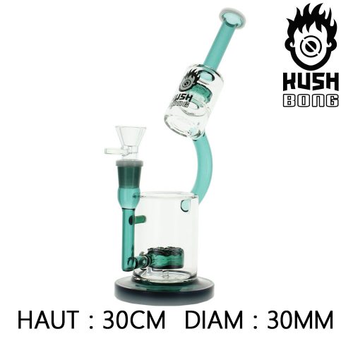 KUSH BONG IN VETRO "MERCATOR" GREEN - immagine 4