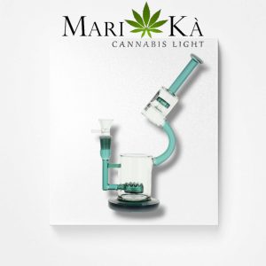 KUSH BONG IN VETRO "MERCATOR" GREEN