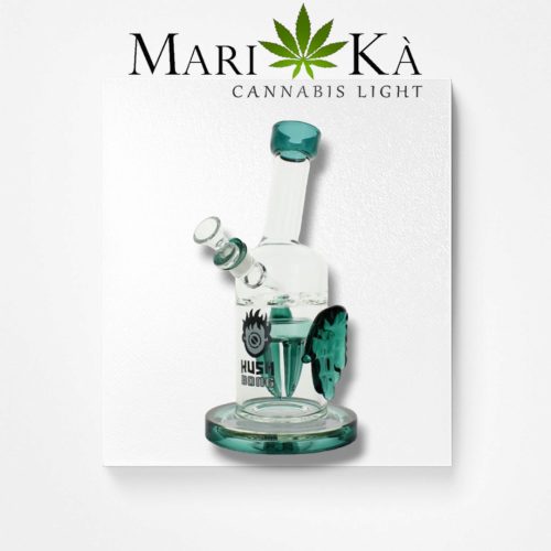 KUSH BONG IN VETRO PERCOLATOR "RADIUS" VERDE