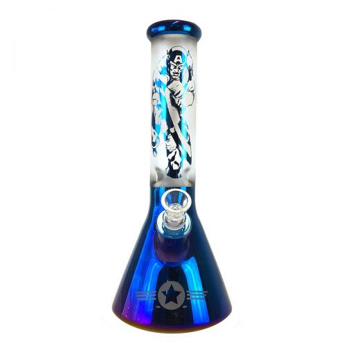 CAPITAIN HERO MASTERCLASS BONG IN VETRO BLU - immagine 2