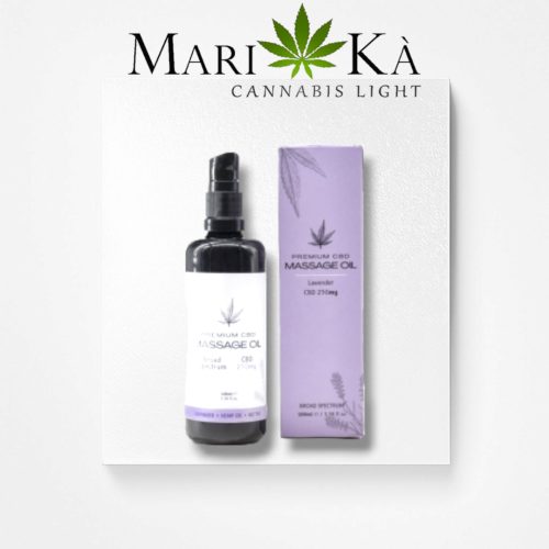 OLIO PER MASSAGGI ALLA LAVANDA CON CBD 250mg