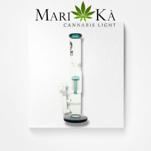 KUSH BONG IN VETRO PERCOLATOR "TOLKEN" VERDE