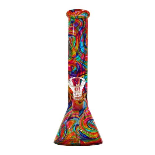 BONG IN VETRO A COLORI ASTRATTI - immagine 2