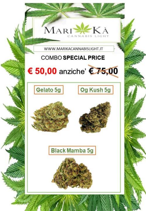 COMBO Special Price : Gelato, Og Kush, Black Mamba