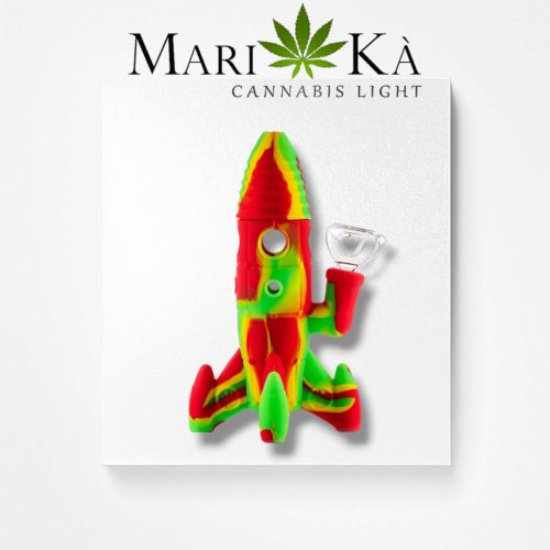 BONG IN SILICONE MISSILE CON LED