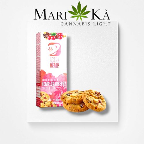 BISCOTTI ALLA CANNABIS CON MIRTILLI ROSSI